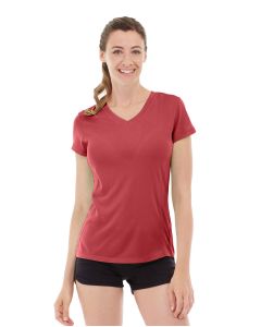 Gabrielle Micro Sleeve Top-XS-Red